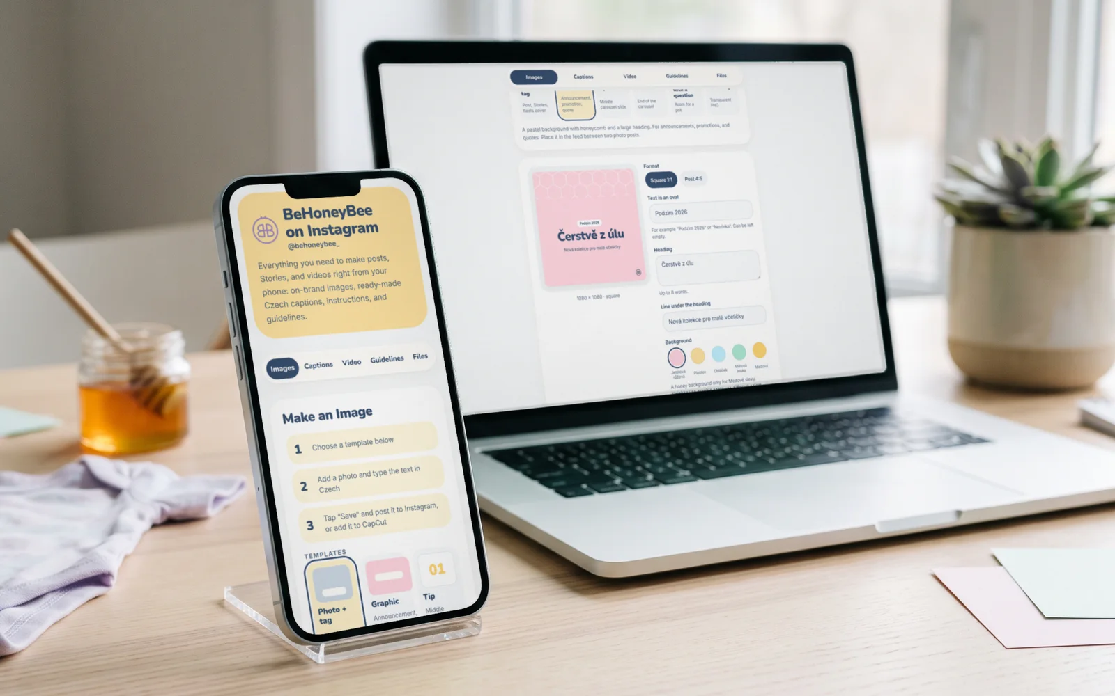 Instagram studio BeHoneyBee