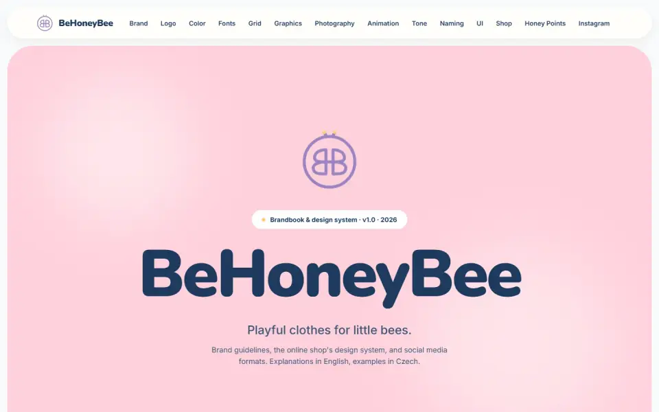 Brandbook BeHoneyBee, 1