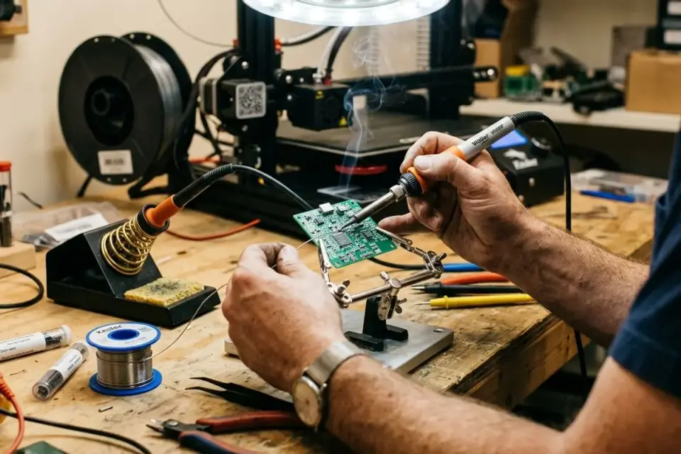 Pájíme a tiskneme díly pro hardwarové projekty
